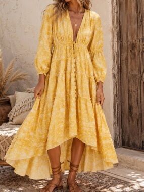 Free People Pappiet Midi Dress